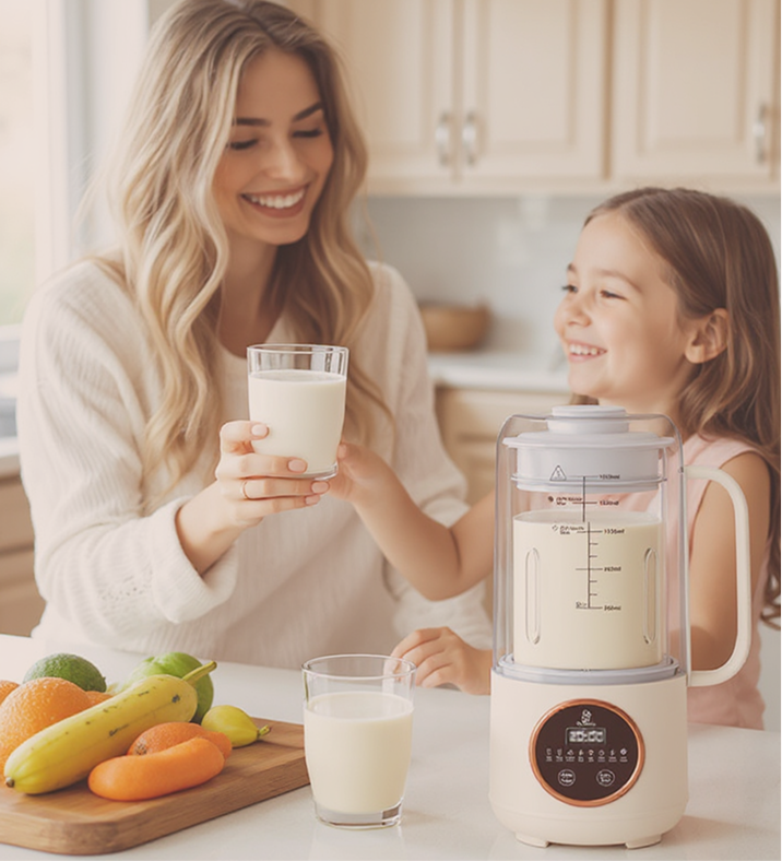 The Health Benefits of  Homemade Plant Milks